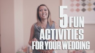 5 Fun Activities For Your Wedding Day - Woo Wednesday