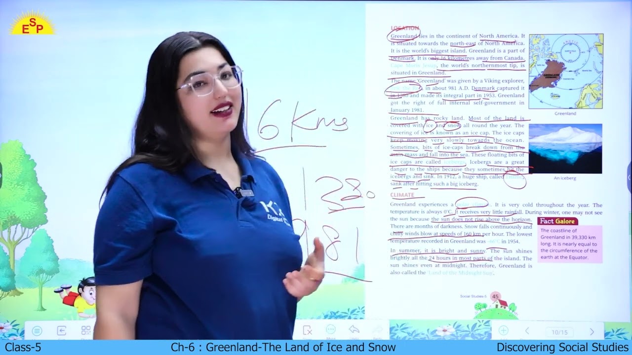 Class-5 Ch-6 Greenland - The Land of Ice and Snow