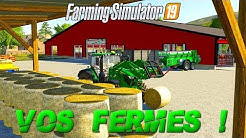 Farming Simulator 19 | JE VISITE VOS FERMES #01 | De belles surprises !