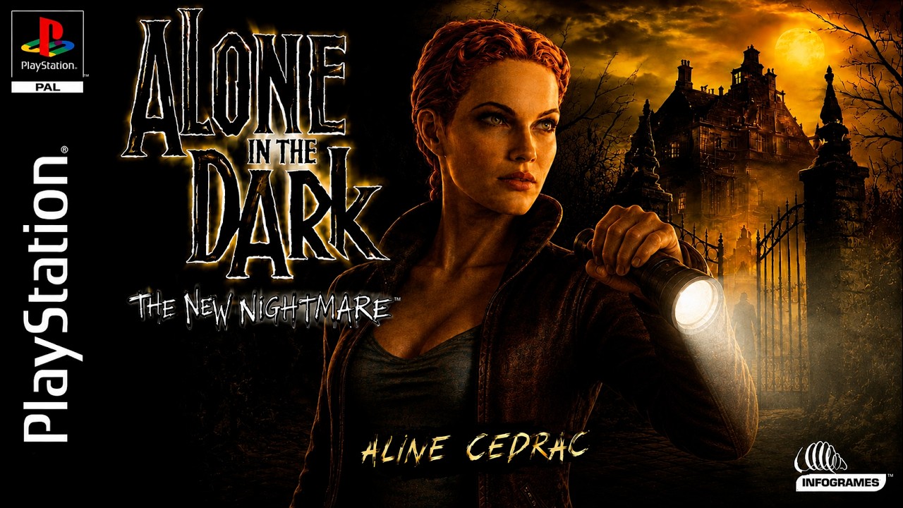 Alone in the Dark The New Nightmare PS1 Canpaña Aline Cedrac - YouTube
