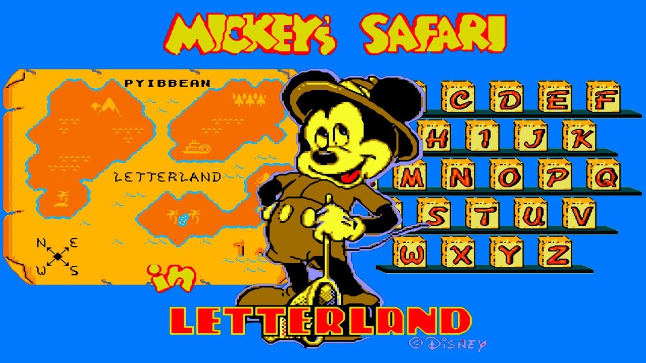 mickey's safari in letterland