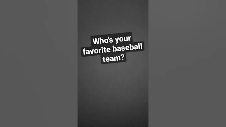 Who's your favorite baseball team?
