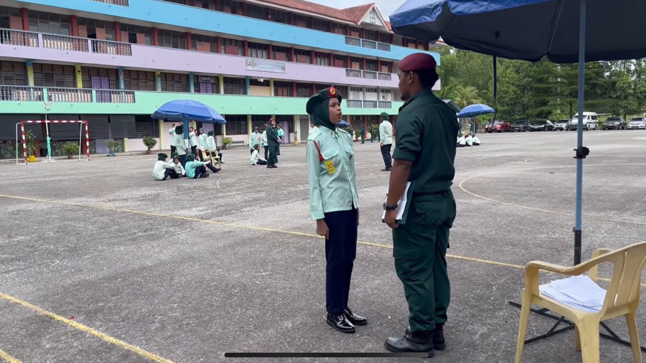 Ujian Penilaian Kawad Kaki Kursus Kenaikan Pangkat Sarjan TKRS