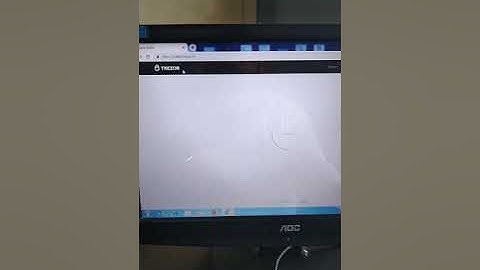 Trezor one display issue