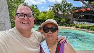 Walking around Disney Springs in Orlando Florida
