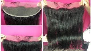 Lavy Hair Shedding Test Of The Silky Straight Lace Frontal