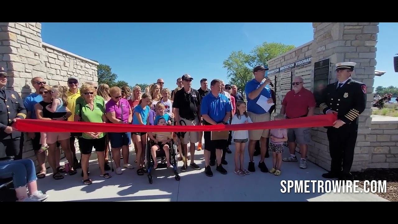 Celebrate Plover Splash pad ribbon cutting July 30, 2022 YouTube