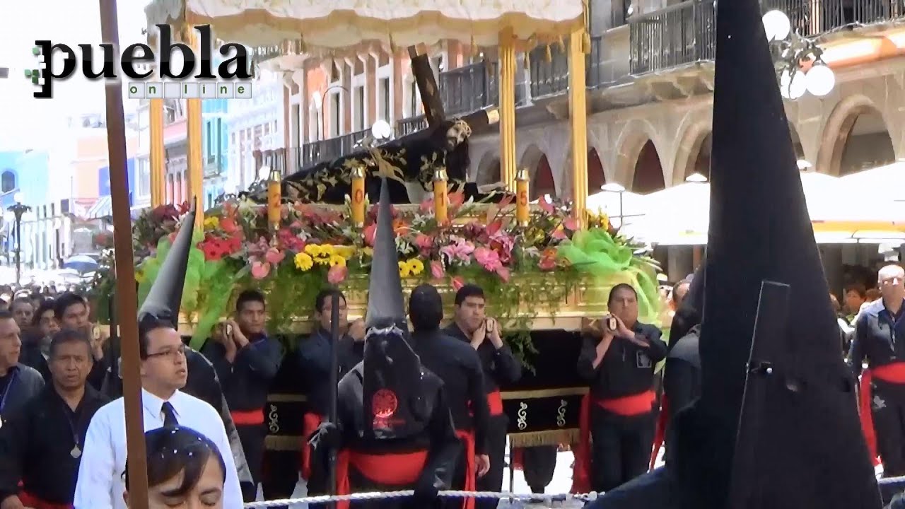Procesión de Viernes Santo en Puebla 2015