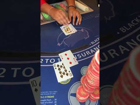 LARGEST HAND OF BLACKJACK EVER #blackjack #casino #vegas