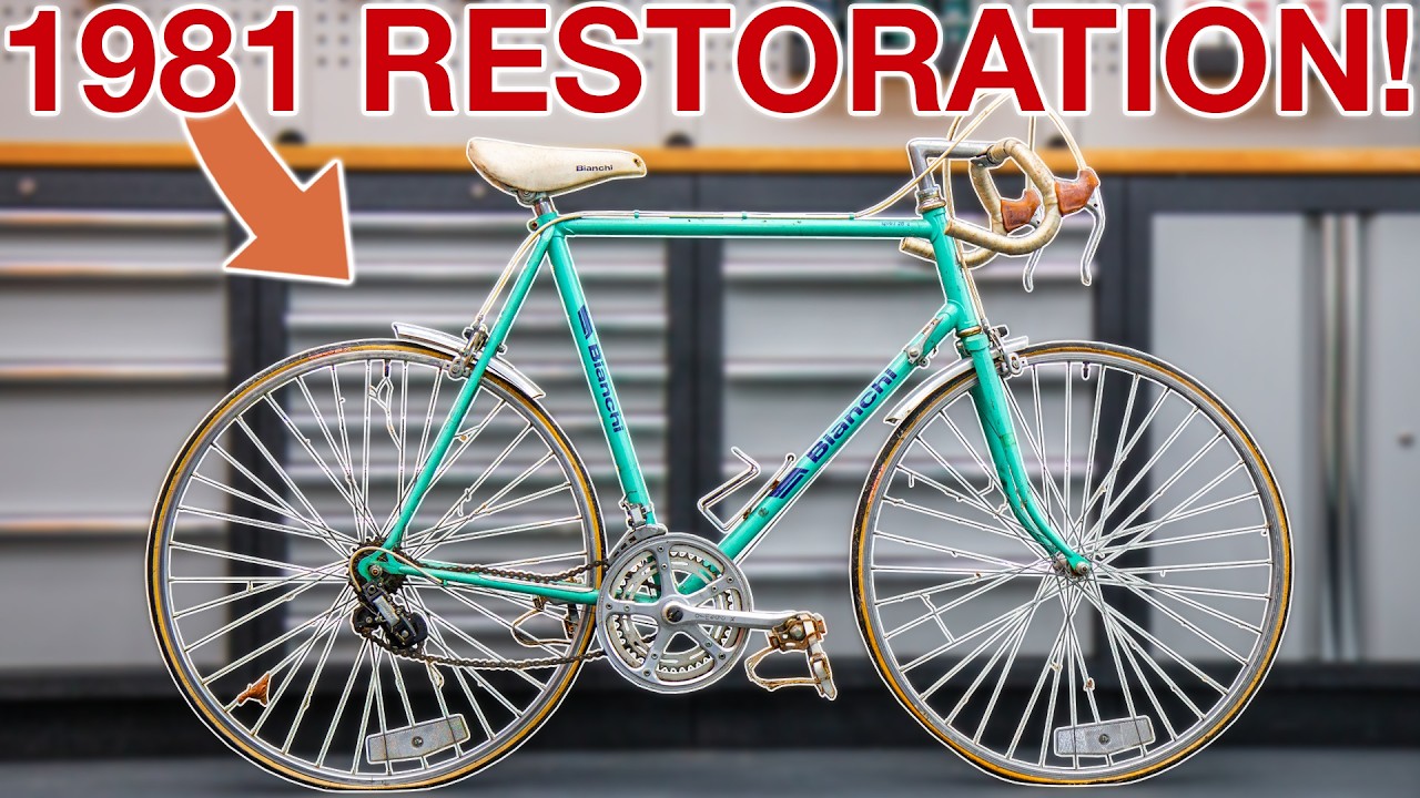 Vintage Bianchi restoration! 1981 Road bike rebuild service!