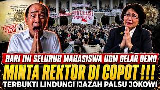 TAK TERBENDUNG MAHASISWA UGM GELAR DEMO‼️ MINTA OVA EMILIA MUNDUR‼️ LINDUNGI IJAZAH PALSU JOKOWI