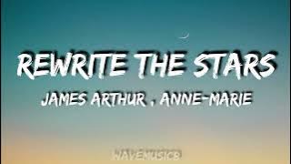 Rewrite The Stars (Lyrics Video) -  James Artur & Anne Marie