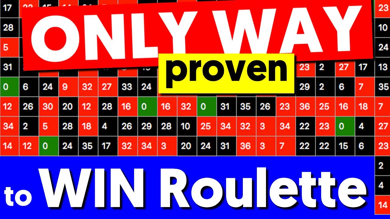 bande delvist sværge The best progression for Red / Black Roulette-Bet