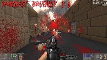 Project Brutality 3.0 - Demonfear | MAP14: City Hall | 4K/60 (Road Warrior)