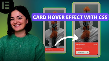 CARD INFORMATION REVEAL ON HOVER WITH CSS - Elementor Wordpress Tutorial Flex Container