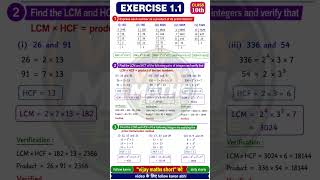 📘 Prime Factorisation + LCM HCF Easy Method | Class 10 Maths #Class10Maths #Exercise11 #maths