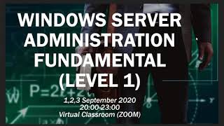 Windows Server Administration Fundamental Part1/4