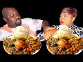 I PRANKED MY HUSBAND|and  this happened ASMR AFRICAN FOOD MUKBANG with FUFU &VEGETABLE SOUP