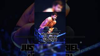 JUSTIN GABRIEL | 450 SPLASH #wwe #wwewrestler #wwefan #tadow #edits #viral #shorts #trending #fyp