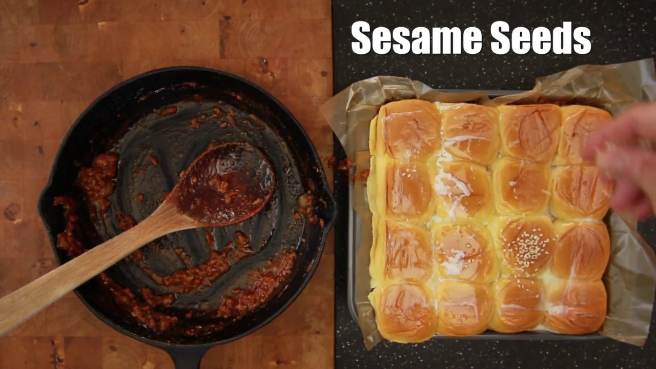 Sloppy Joe Sliders on Hawaiian Rolls YouTube