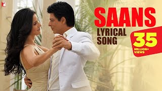 Saans Song | Jab Tak Hai Jaan | Shah Rukh Khan, Katrina Kaif | A R Rahman, Gulzar | Shreya, Mohit