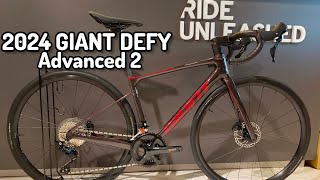 2024 GIANT DEFY ADVANCED 2 TIGER RED + WEIGHT - GIANT ENDURANCE
