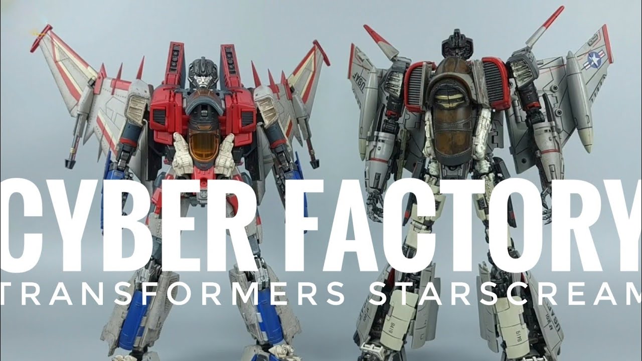 Cyber Factory Transformers DLX MPM Starscream Not ThreeZero - YouTube