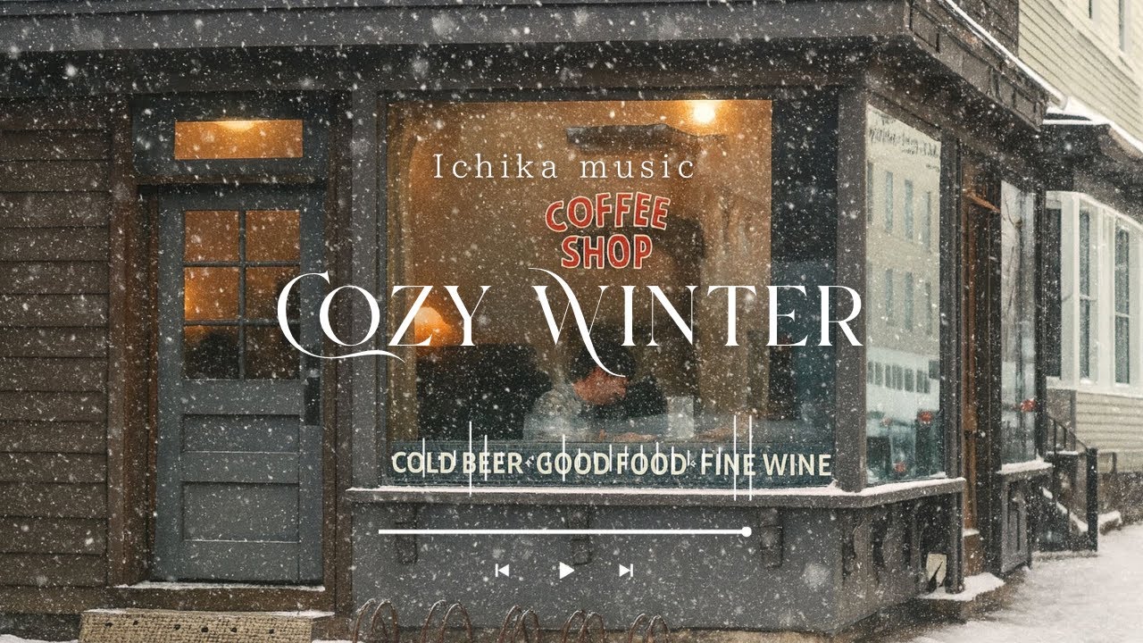 冬の始まりのワクワクを思い出す音 ❄️｜Cozy Coffee Shop BGM ︱Background Music ︱chill playlist︱かけ流し︱著作権フリー︱途中広告なし