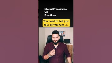 What is the difference between stored procedures and functions #shorts #coding #sql #sqlqueries