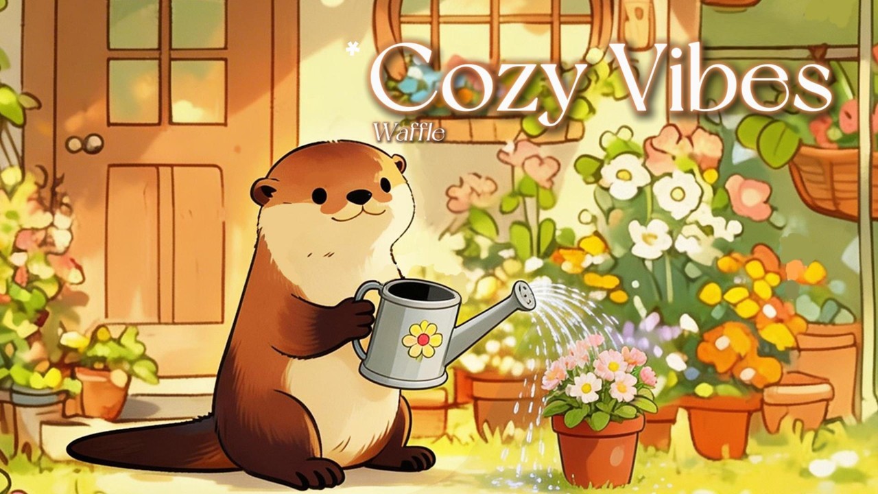 A Busy Spring in the Garden 🌼 Cozy Lofi   #lofihiphop  #chillmusic #coffeemusic #studymusic