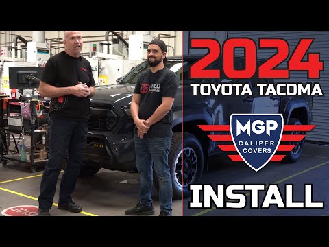 MGP Caliper Covers 2024 Toyota Tacoma Test Fit & Install!