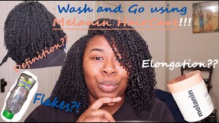 Melanin Haircare | SUPER Defined Wash N Go w/ Wetline Extreme Gel Tutorial