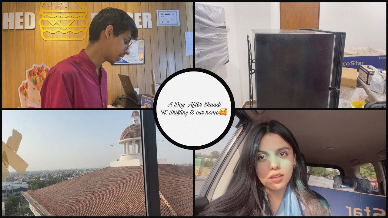 Shaadi k baad ki life🤩 | Shifting to our home was tiring😪 | Mere husband kitne cute heinn!!😂