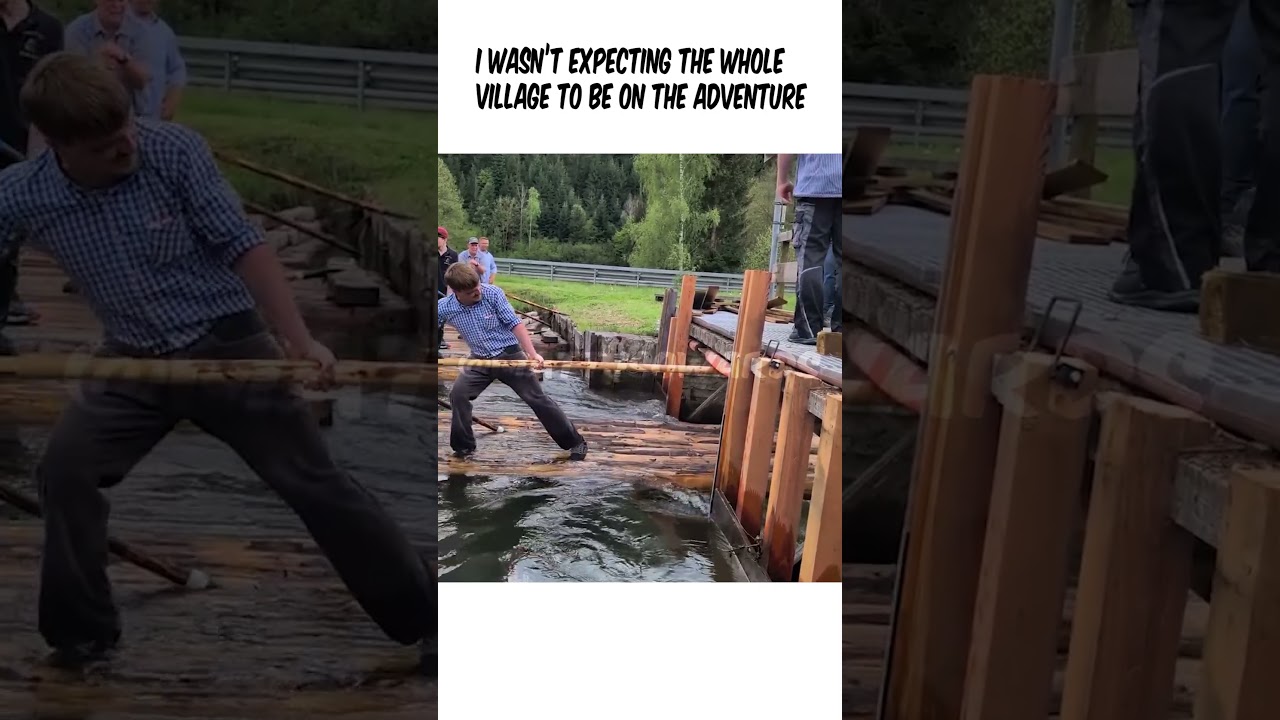 I wasn’t expecting the whole village to be on the adventure #funny #shorts #fyp #foryou #fypシ