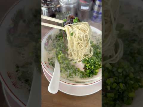 埼玉県吉川駅の人気の博多ラーメン屋さんに行ってみました！#博多ラーメン洋ちゃん食堂#とんこつラーメン#shorts
