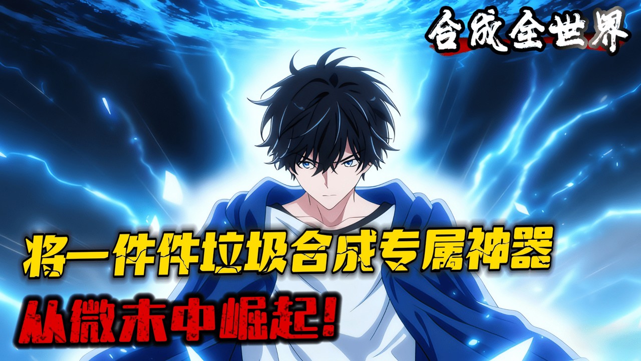 《我合成了全世界》1-600 第二紀元後，地球成為銀河系內最大的科技垃圾場。 拾荒者披風獵獵作響，程乞站在垃圾山頂端。 五萬億噸科技垃圾中。 少年將一件件垃圾合成專屬神器，從微末中崛起！