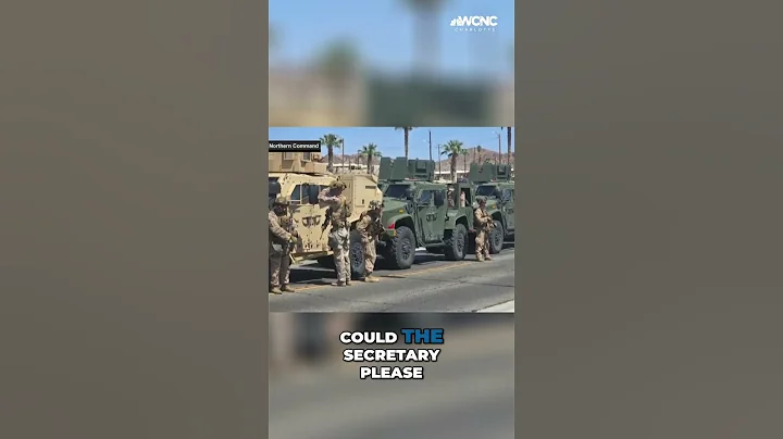 Newsom accuses Trump of escalating anti-ICE LA protests worse #shorts