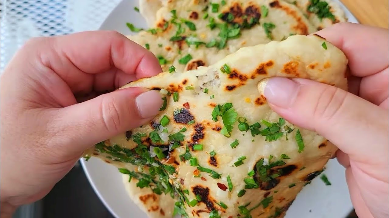 QUICK AND EASY Naan Recipe No Yeast Simply Mam Cooks
