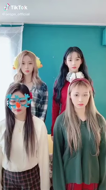 Aespa members Christmas special tiktok #Aespa #sm entertainment #aespastan #aespatiktok