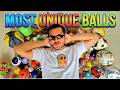 BALLS KA BUFFET (PART 7) 🍽️⚾️🗿🪞🎲 #ball #collection #unboxing #cricket