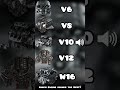 Quel moteur fait le meilleur son ? V6 v8 v10 v12 w16 sound