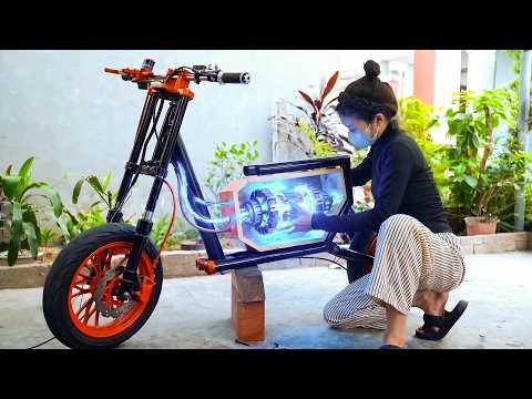 Can This Crazy Electric Vehicle Handle a Super Powerful Motor? Genius Girl Tries