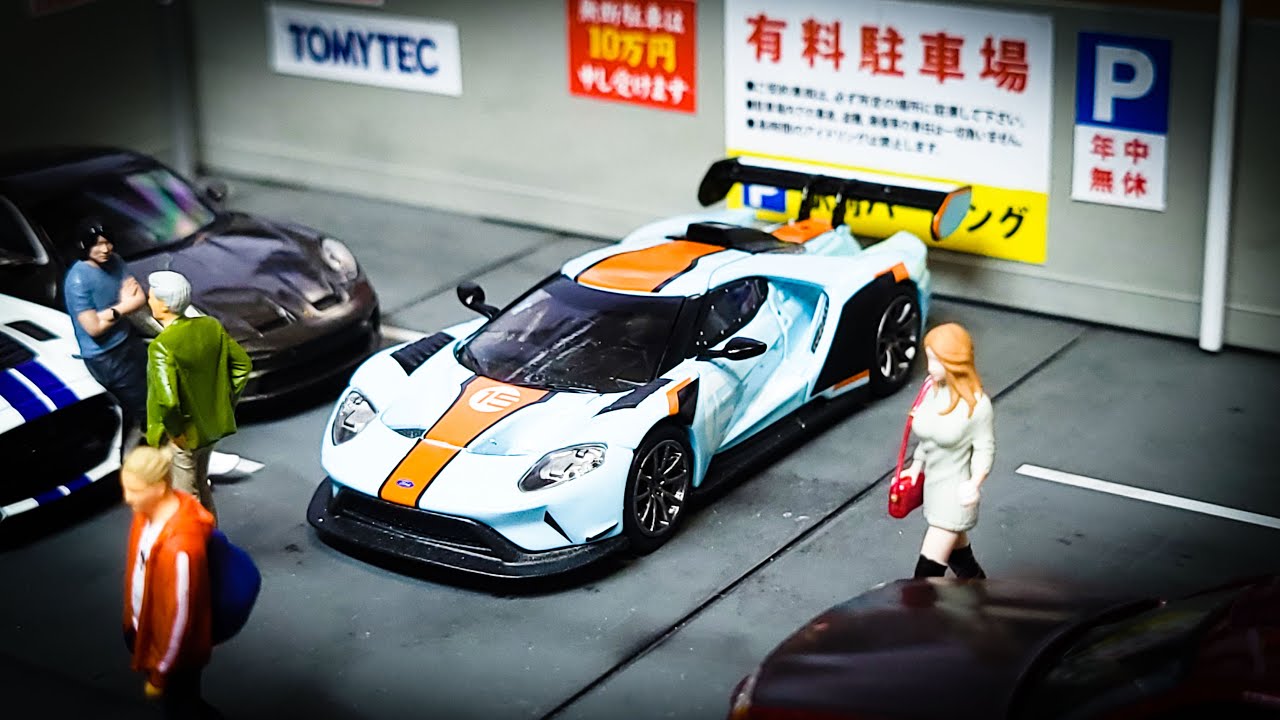 MINI GT #359 | Ford GT Mk II #002 Blue / Orange - YouTube