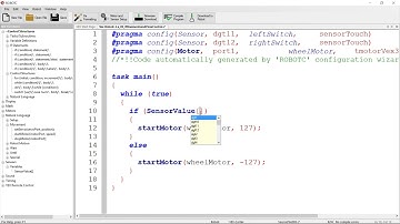 Vex Robotc 4.x : 05 : If Statements and Flow Control