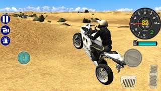 Police Motorbike Desert City - Riding Motorcycle Police Simulator - Gameplay Mobile Android IOS screenshot 4