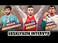 Bahodir Jalolov, Akbar Joʻrayev, Bekzod Abdurahmonov – eksklyuziv intervyu (video)