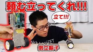 電気電子工学と制御工学の融合「倒立振子」を作ってみた! 難しすぎだろ!!