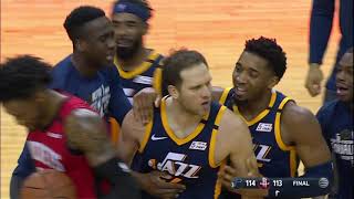 Bojan Bogdanovic Hits Game Winner With 1 Second Left In Wild Ending To Rockets Jazz Youtube