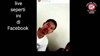 TUTURIAL CARA SIARAN LANGSUNG DI FACEBOOK DENGAN LAYAR DATAR TANPA TERBALIK