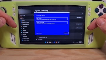 How To Do A Factory Reset On ROG Ally